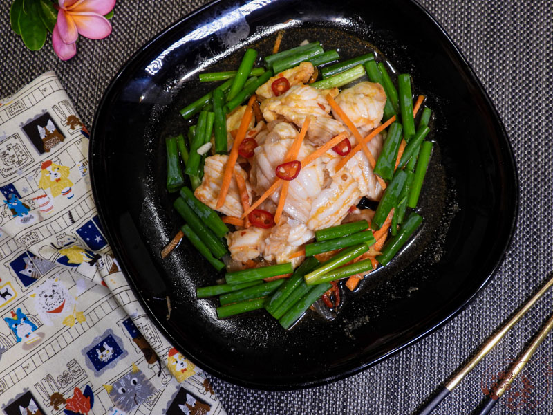 【食譜】辣炒翻車魚｜教你做出餐廳的翻車魚料理，可愛翻車魚也很好吃