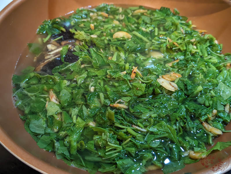 櫻花蝦莧菜湯食譜