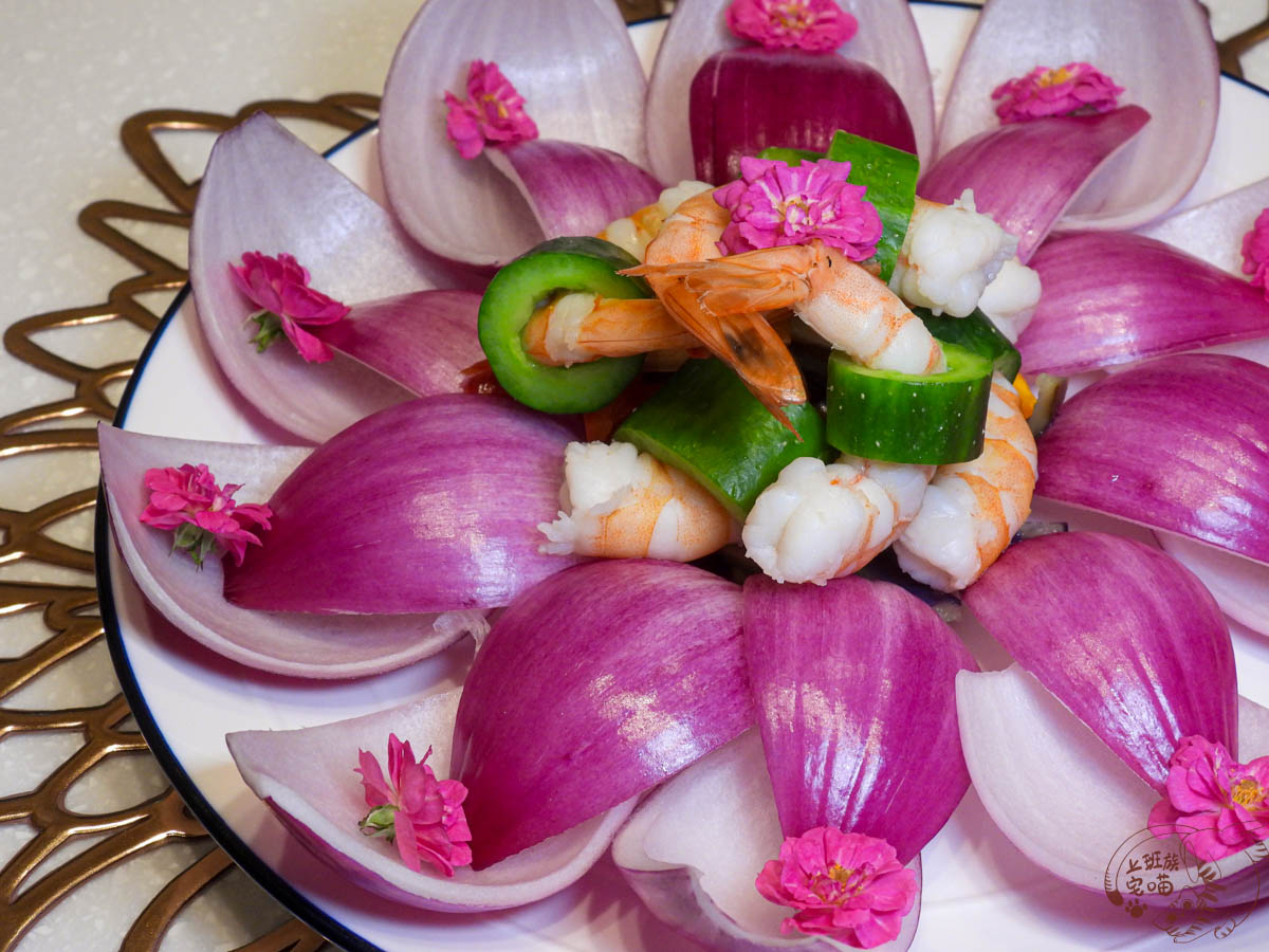 【年菜食譜】黃瓜燙鮮蝦｜華麗擺盤的年菜料理，讓你過年不苦惱