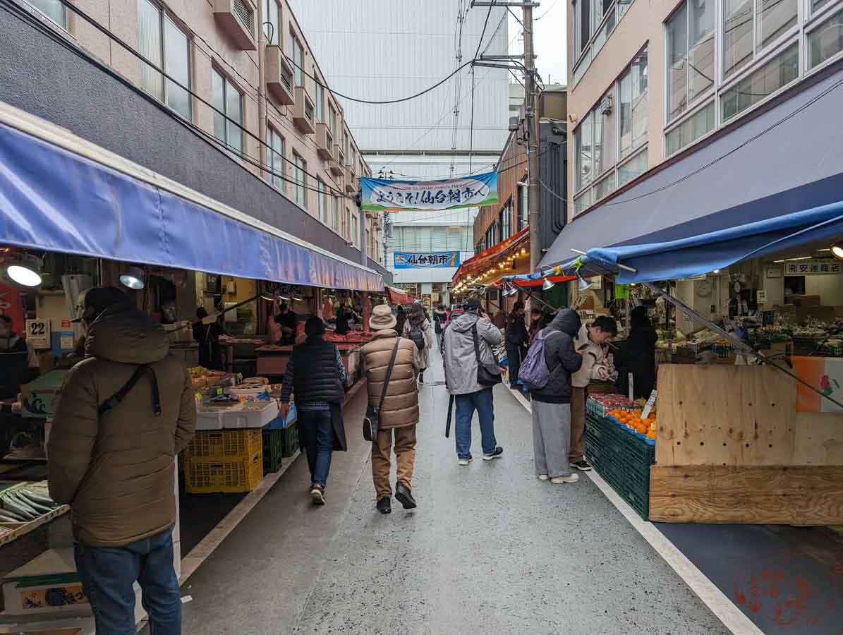 【仙台景點】仙台朝市｜走入日本傳統市場，體驗地方小吃