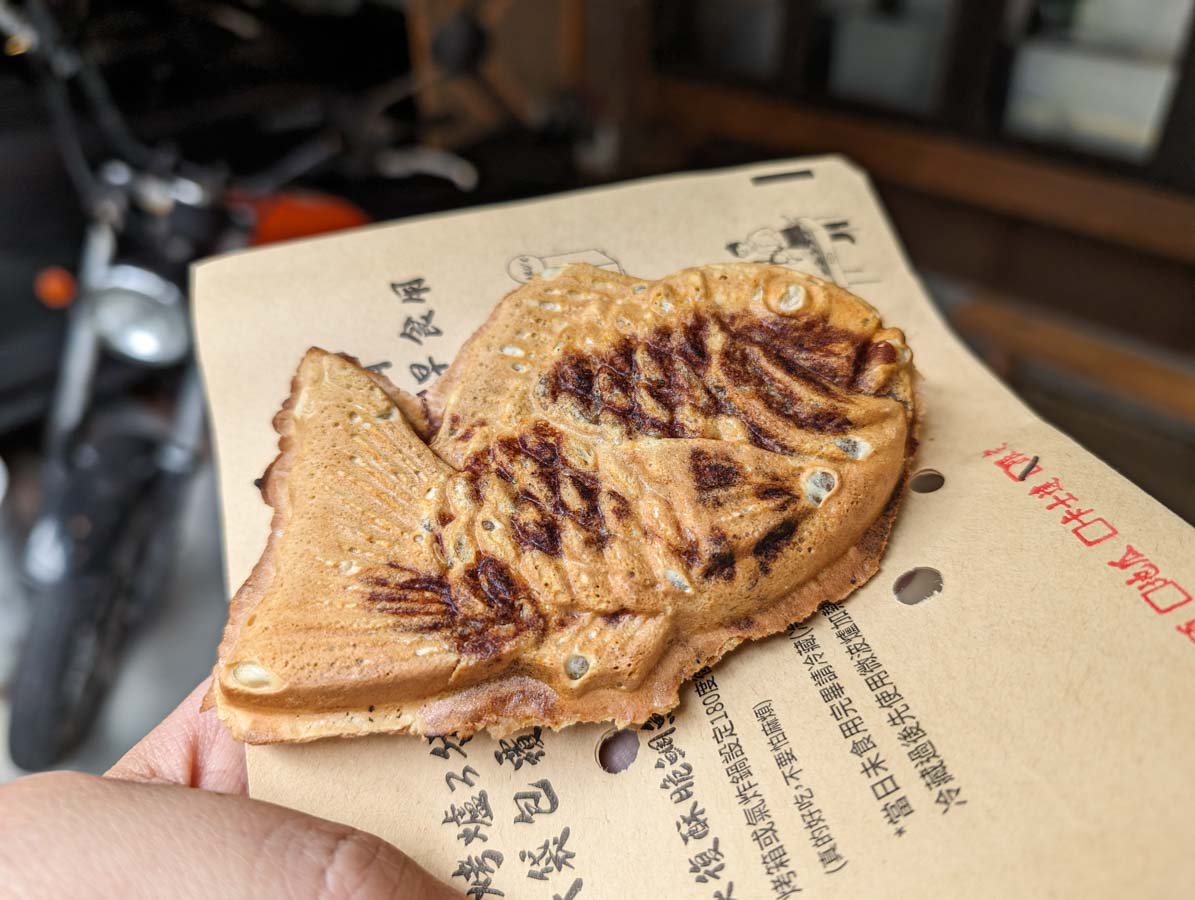 【花蓮美食】傳自日本獨門技術的「一丁鯛魚燒」，酥脆餅皮跟滿滿內餡