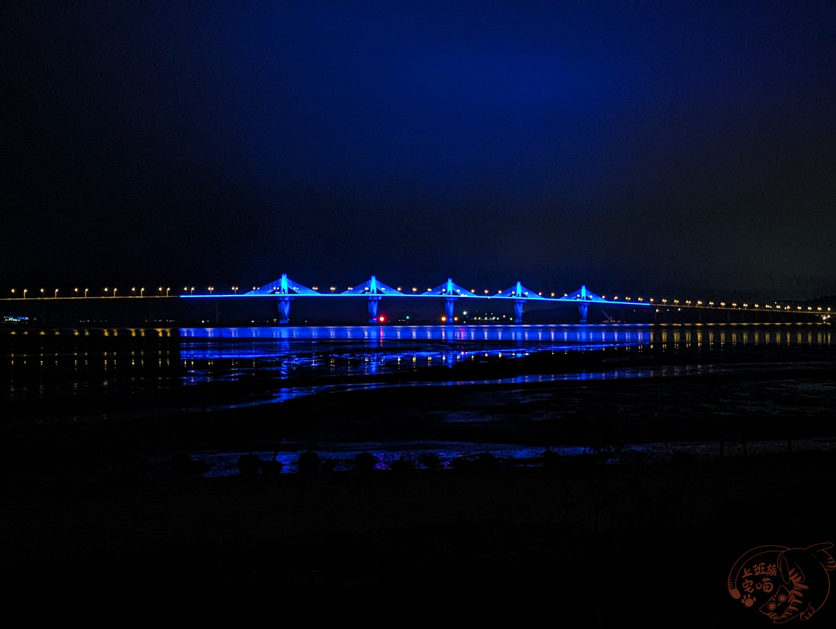 【金門夜景】慈湖落日觀海平台｜絕美的金門大橋夜景，免費欣賞百萬夜景