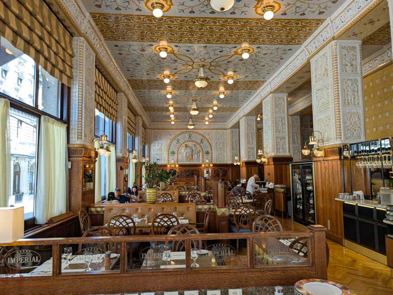 捷克美食｜Café Imperial-布拉格必訪咖啡廳，世界十大最美咖啡廳【米其林推薦】