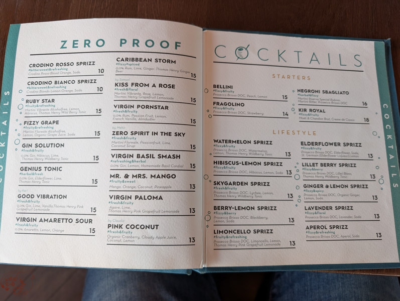 【維也納】SKY Bar im STEFFL|遙望聖斯德望大教堂的景觀餐酒館 13 SKY Bar im STEFFL MENU
