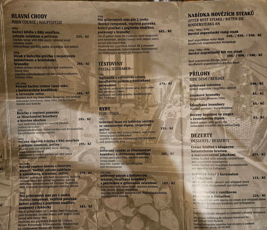 【CK小鎮】Penzion a restaurace Maštal｜美拍有餘美味不足，庫倫洛夫不推的餐館
