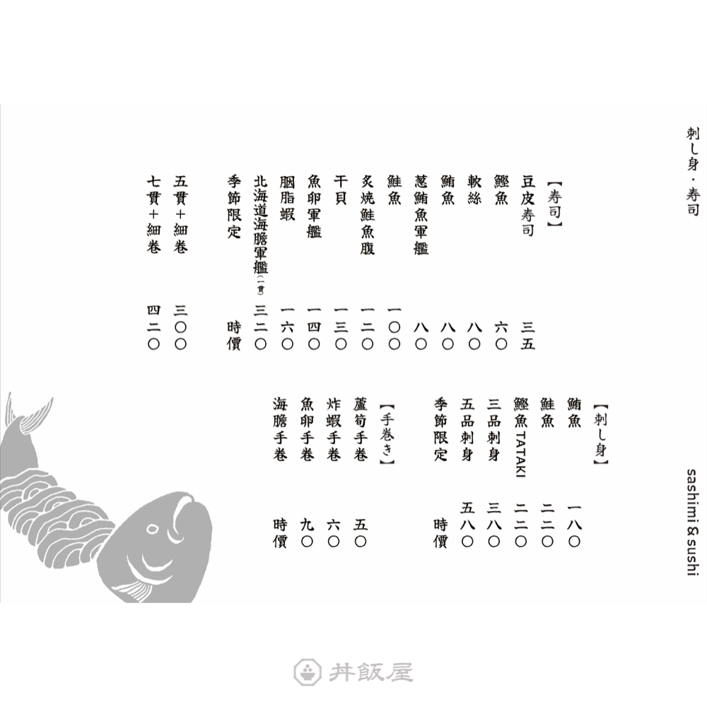 米崙丼飯屋值得吃嗎?花蓮美崙日式老宅開箱:服務好與環境美,但口味如何呢?優缺點完整分析 5 米崙丼飯屋 菜單