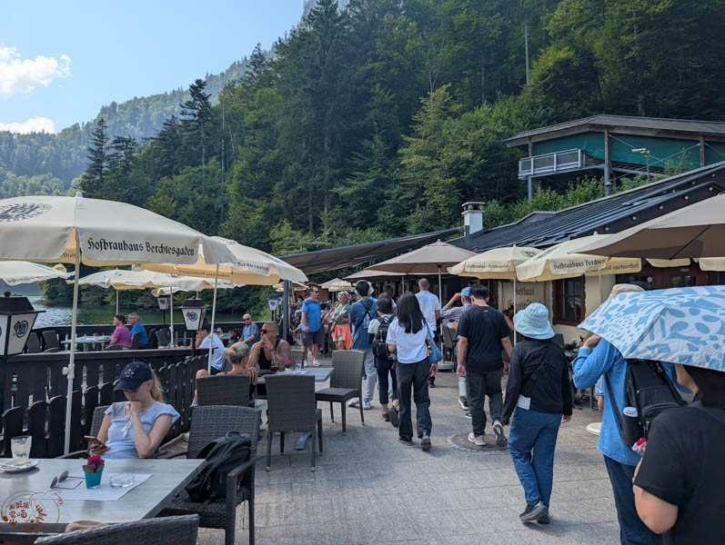 【德國國王湖美食】Gaststätte Echostüberl｜湖景第一排！必吃鮮嫩鱒魚與巴伐利亞傳統料理