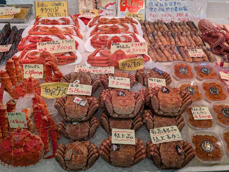 【小樽景點】南樽市場|現買現吃的北海道海鮮,毛蟹、海膽及生魚片實惠入口 7 【小樽景點】南樽市場|現買現吃的北海道海鮮,毛蟹、海膽及生魚片實惠入口