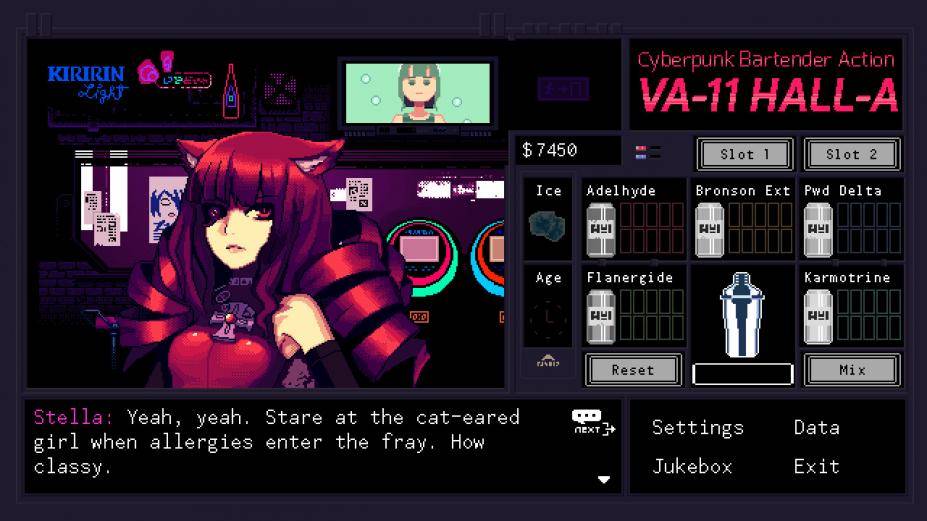 VA-11 Hall-A: Cyberpunk Bartender Action