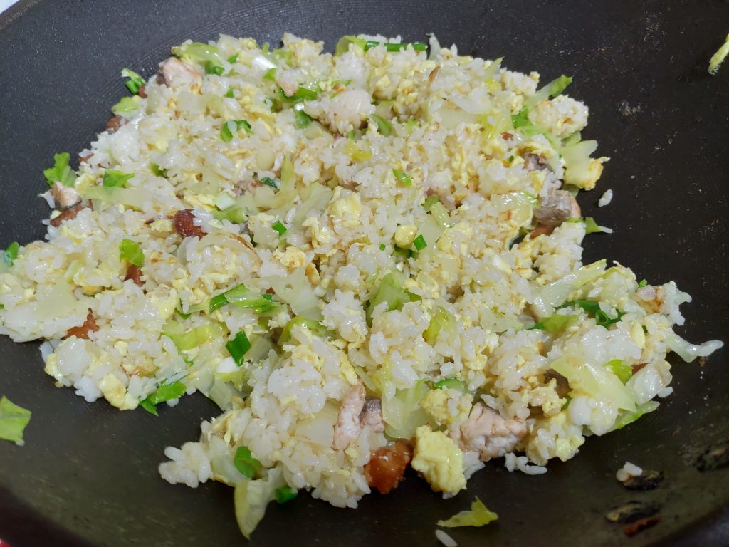 烏魚親子炒飯食譜