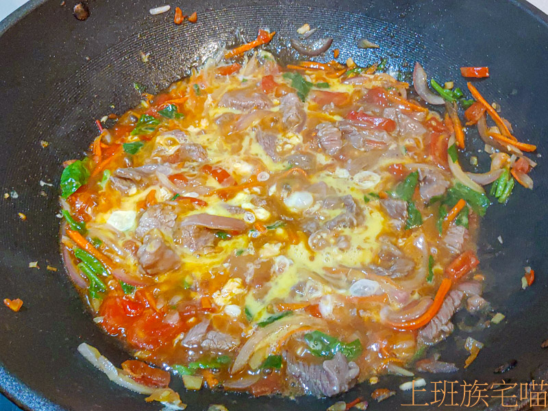 番茄牛肉煎麵食譜