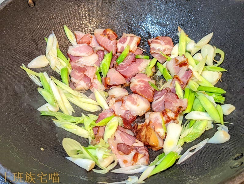 蒜苗炒臘肉