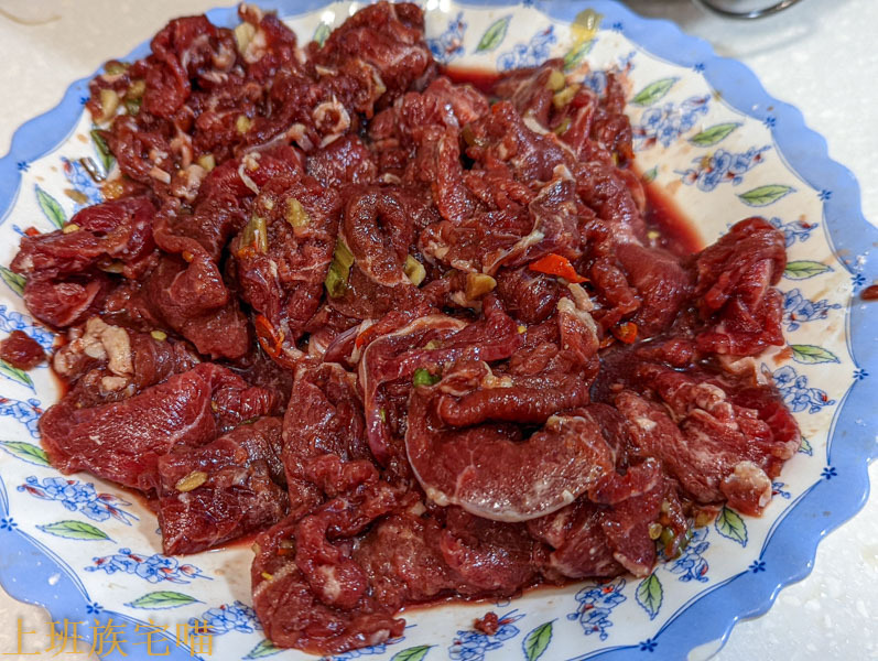 龍鬚菜炒牛肉